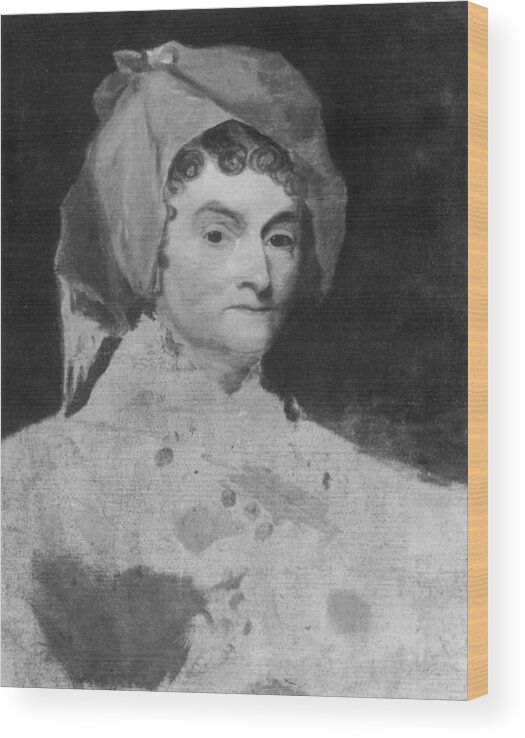 1800 Wood Print featuring the painting Abigail Adams (1744-1818) #6 by Granger