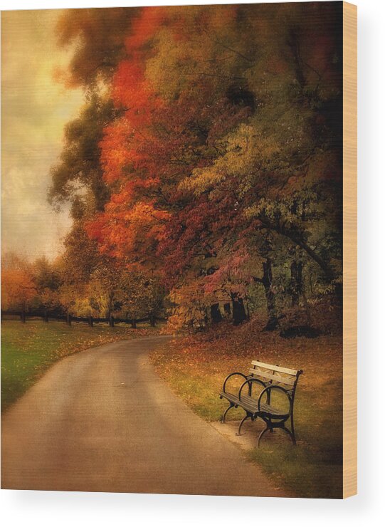 Autumn Wood Print featuring the photograph Autumn's Abundance by Jessica Jenney
