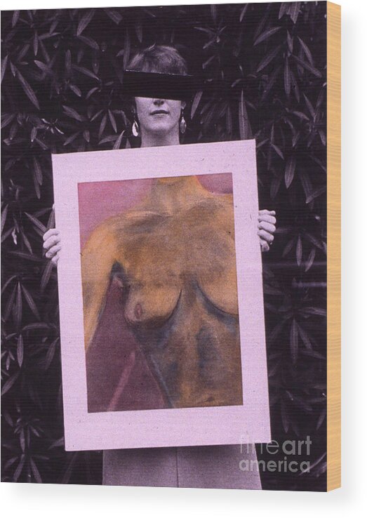  Wood Print featuring the photograph Censored Artist by Patricia Tierney