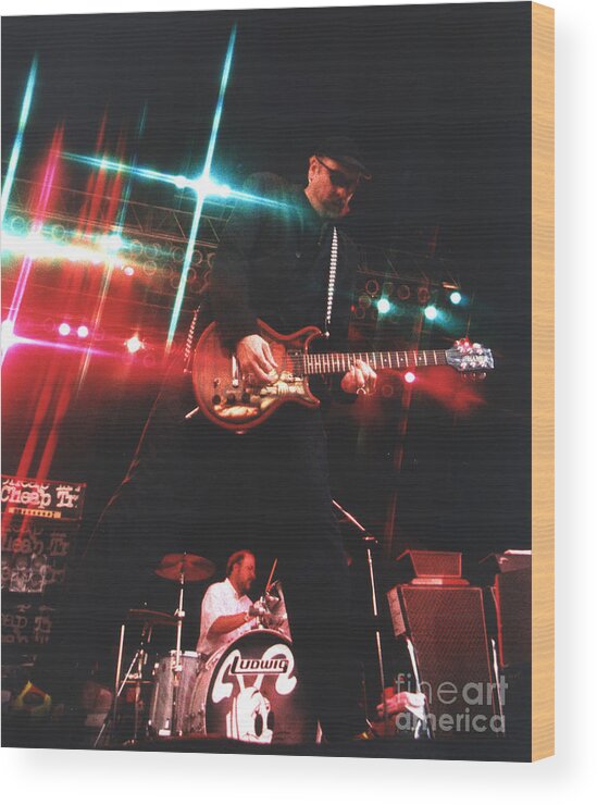 Cheap Trick Wood Print featuring the photograph Cheap trick-95-Rick-3 by Gary Gingrich Galleries