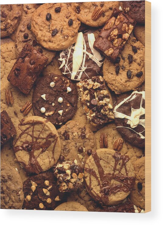 Paintings Wood Print featuring the photograph Cookies Any One by Gary De Capua