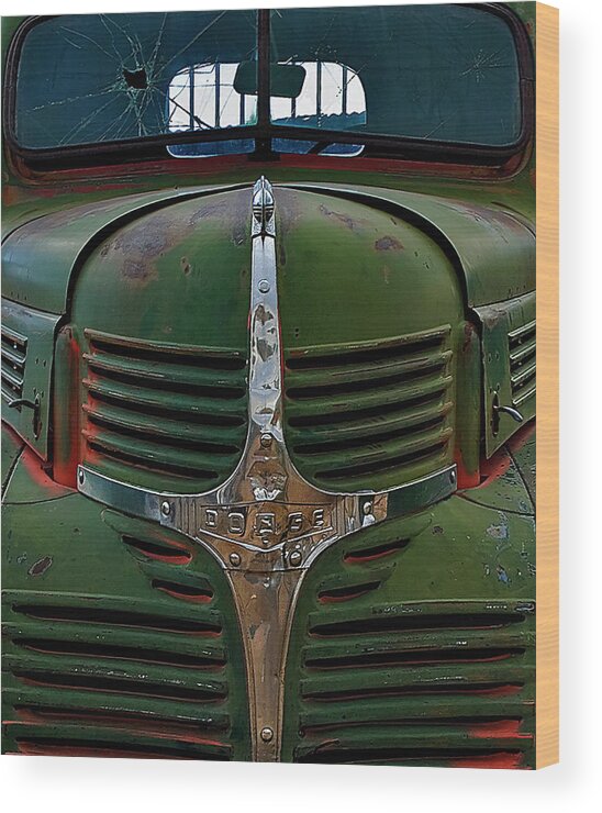 Truck Wood Print featuring the photograph Dodge by Murray Bloom