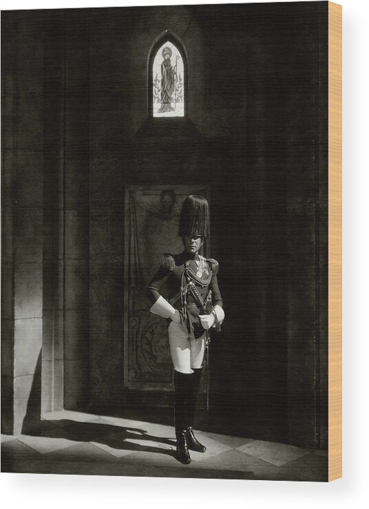 Actor Wood Print featuring the photograph Erich von Stroheim In The Wedding March by Edward Steichen