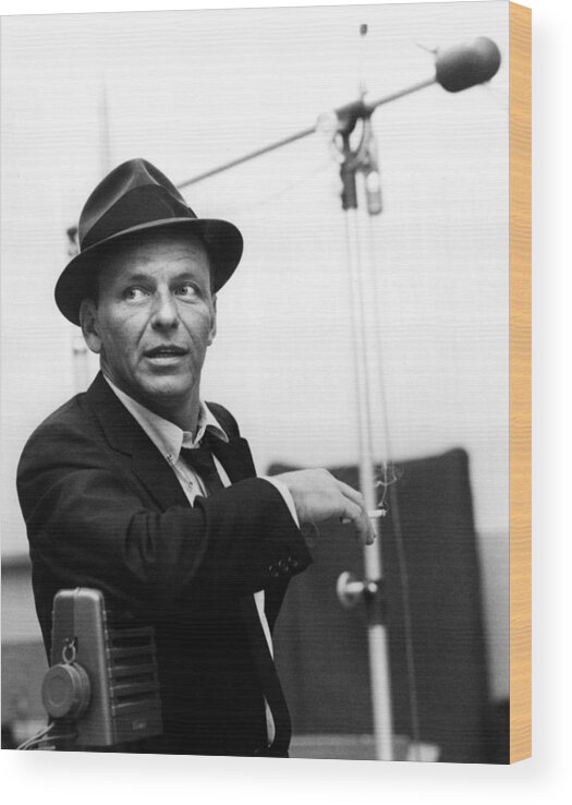 Frank Wood Print featuring the photograph Frank Sinatra by Retro Images Archive