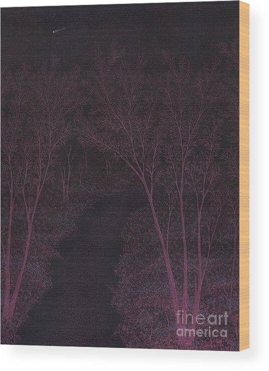 Animas River Wood Print featuring the painting Late Spring, Early Evening by Doug Miller