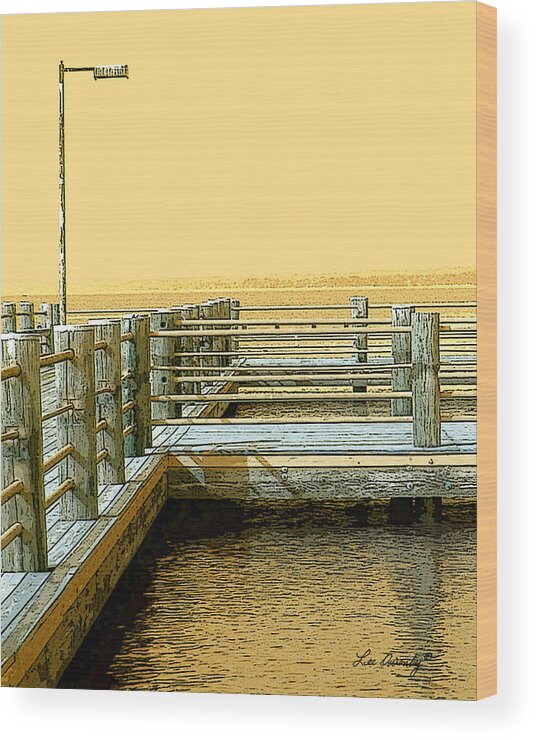Pier Wood Print featuring the photograph Pier 2 Image A by Lee Owenby