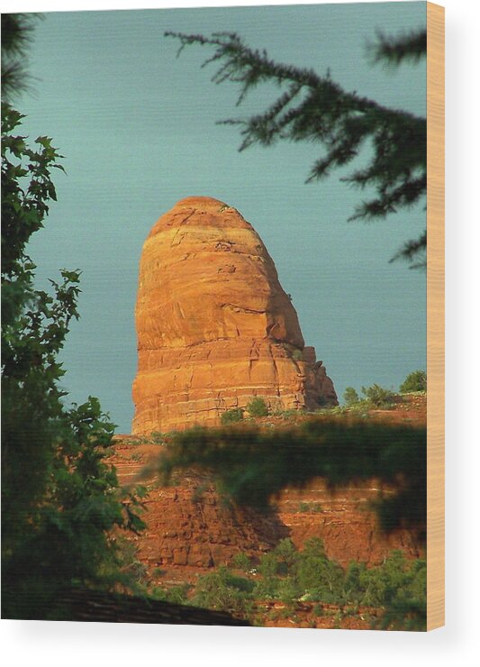 Red Rock Canyon Wood Print featuring the photograph Sedona - 10 by Dean Ferreira