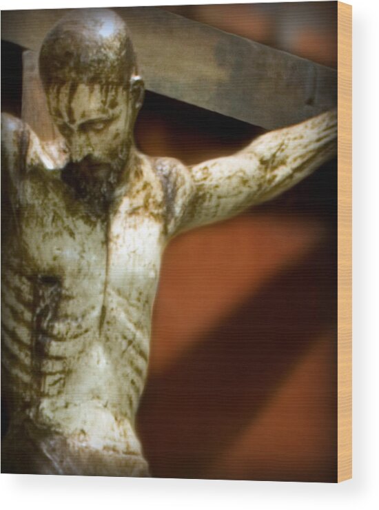 Jesus Wood Print featuring the photograph The Lamb by Kathryn McBride