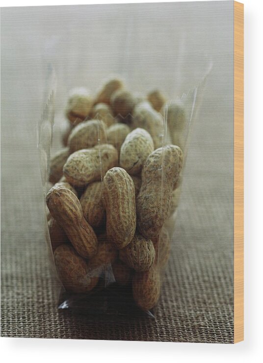 Cooking Wood Print featuring the photograph Unshelled Peanuts by Romulo Yanes