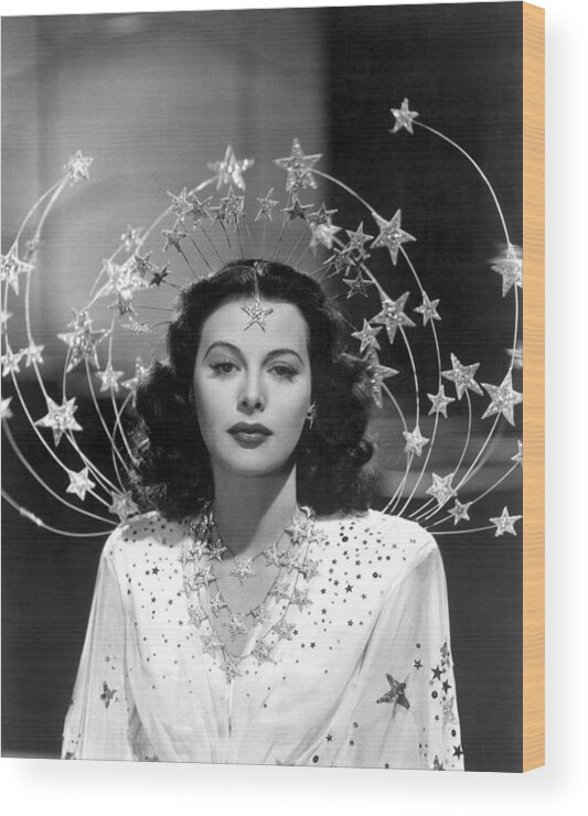 1940s Portraits Wood Print featuring the photograph Ziegfeld Girl, Hedy Lamarr, 1941 #1 by Everett