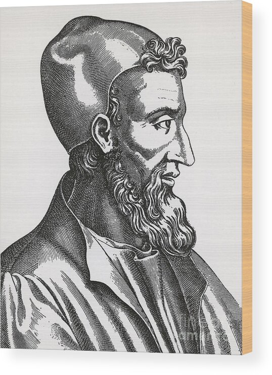 Art Wood Print featuring the photograph Galen, Greek Physician And Philosopher by Science Source
