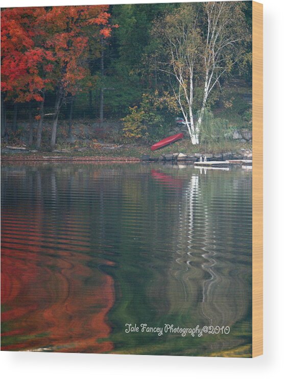 Photography Wood Print featuring the photograph Ripples of Reflections by Jale Fancey