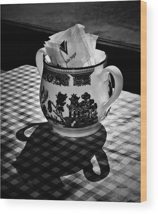 Tea Wood Print featuring the photograph Teatime by Rebecca Samler