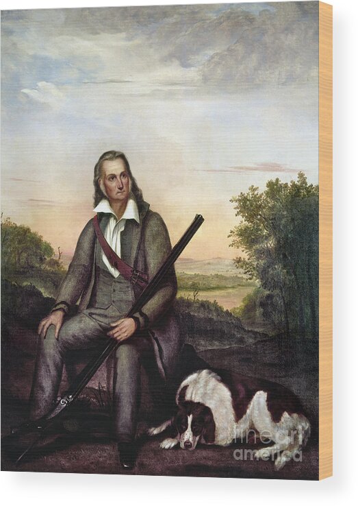 1841 Wood Print featuring the painting John James Audubon #0103301 by Granger