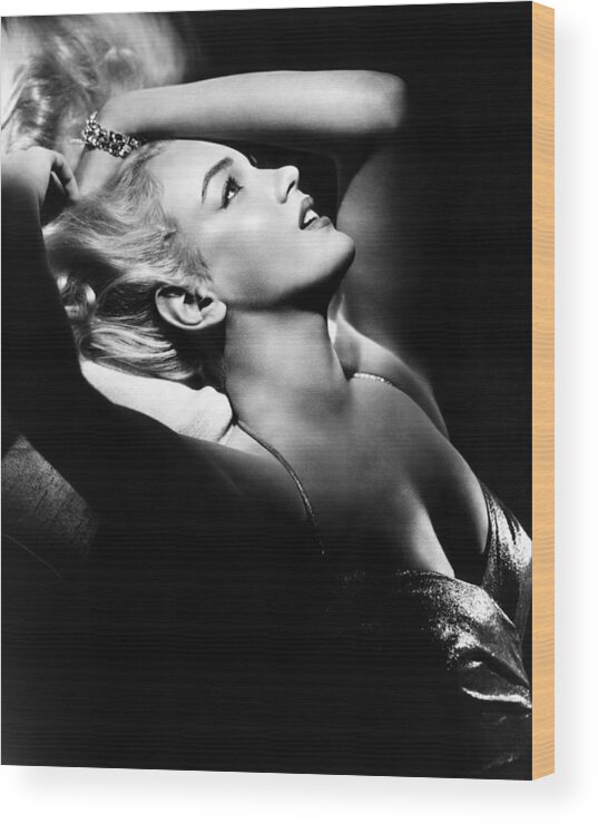 1950s Portraits Wood Print featuring the photograph Marilyn Monroe, Ca. Early 1950s #1 by Everett