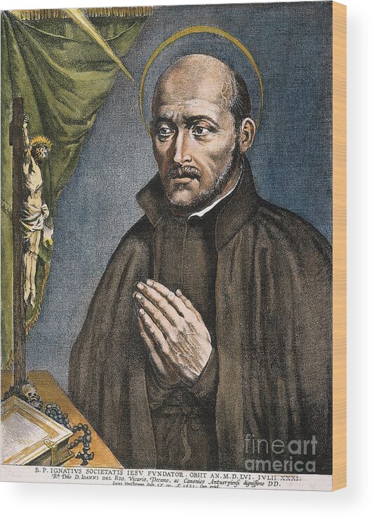 16th Century Wood Print featuring the photograph St. Ignatius Of Loyola #1 by Granger