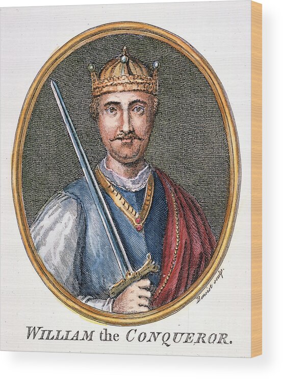 11th Century Wood Print featuring the photograph William The Conqueror #1 by Granger