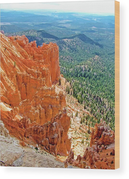 Yovimpa Point In Bryce Canyon National Park Wood Print featuring the photograph Yovimpa Point in Bryce Canyon National Park, Utah #1 by Ruth Hager