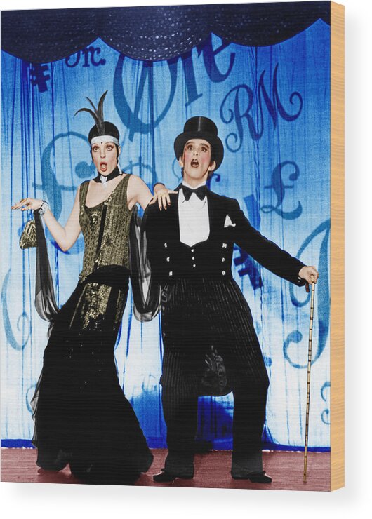 1970s Movies Wood Print featuring the photograph Cabaret, From Left Liza Minnelli, Joel by Everett