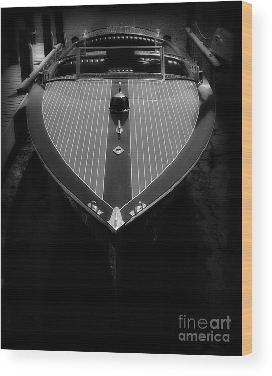 Boat Wood Print featuring the photograph Classic Wooden Boat 2 by Perry Webster