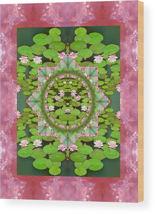 Mandalas Wood Print featuring the photograph Floating World by Bell And Todd