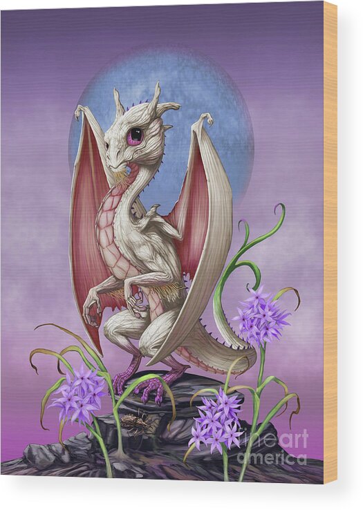 Garlic Wood Print featuring the digital art Garlic Dragon by Stanley Morrison