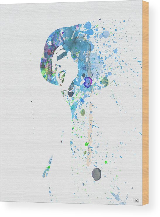 Liza Minnelli Poster Wood Print featuring the digital art Liza Minnelli by Naxart Studio