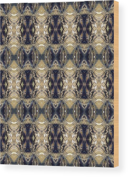Decor Wood Print featuring the digital art Patch Graphic series #1418 by Scott S Baker