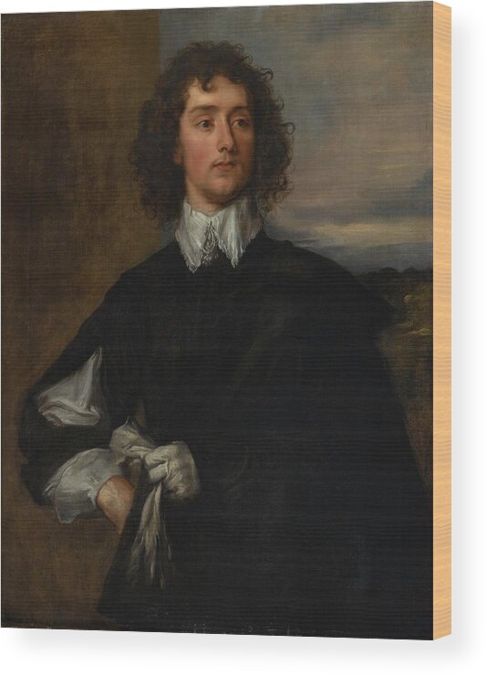 Attributed To Thomas Gainsborough Wood Print featuring the painting Portrait Of Thomas Hanmer by Thomas Gainsborough