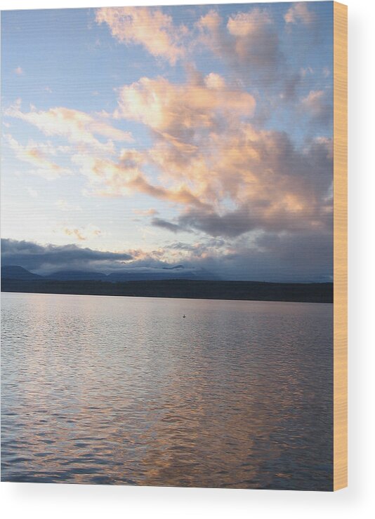 Sunset Wood Print featuring the photograph Poulsbo Sunset by Ty Nichols