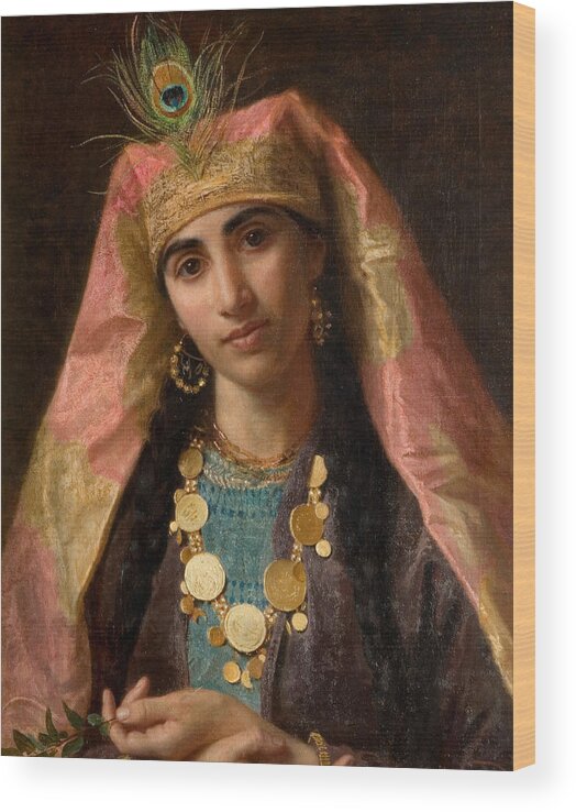 19th Century Art Wood Print featuring the painting Scheherazade by Sophie Gengembre Anderson