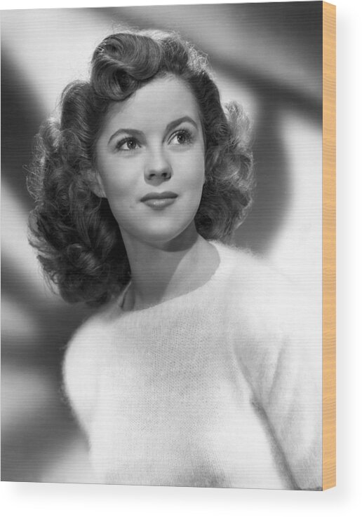Portrait Wood Print featuring the photograph Shirley Temple, 1946 by Everett