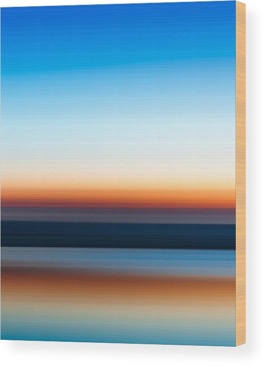 Sunset Wood Print featuring the photograph Sunset at Ottawa Lake by Scott Norris