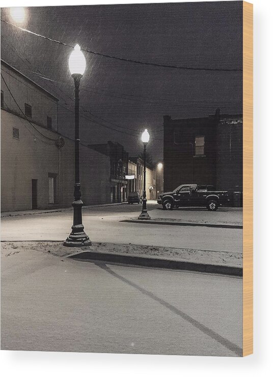  Wood Print featuring the photograph The Alley by Kendall McKernon