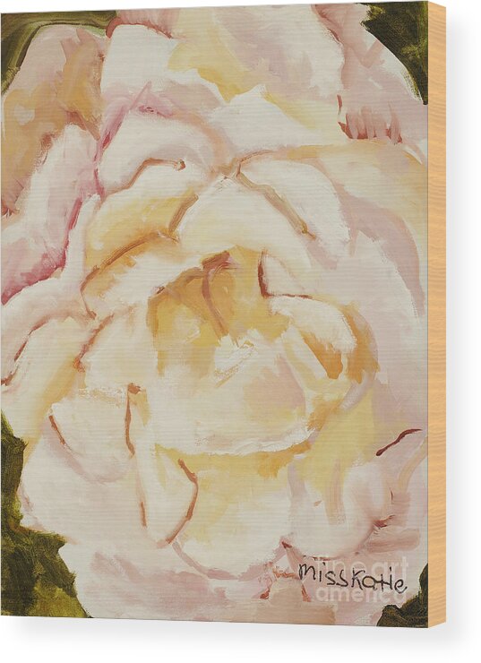 Art Wood Print featuring the painting The Rose by Katie OBrien - Printscapes