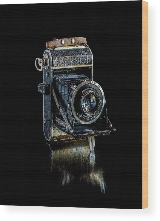 Camera Wood Print featuring the photograph Vintage Camera by Adam Reinhart