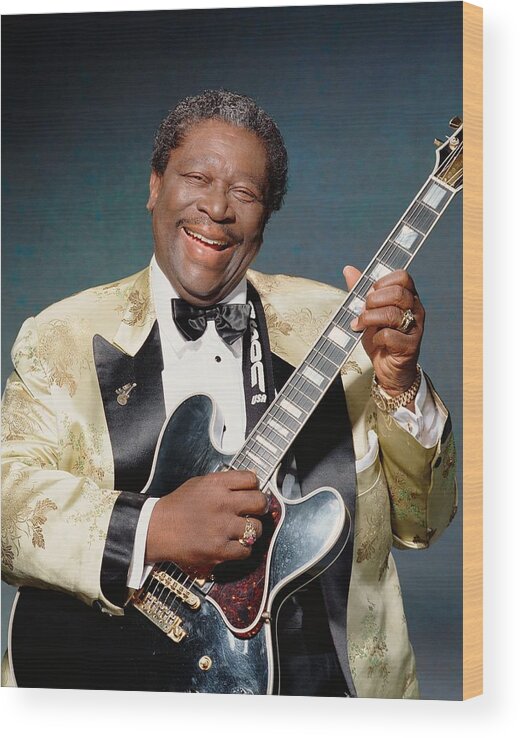 Event Wood Print featuring the photograph B.b. King Portrait Session #1 by Harry Langdon