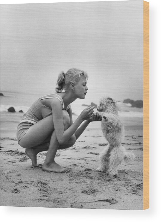 People Wood Print featuring the photograph Sandra Dee #1 by Hulton Archive