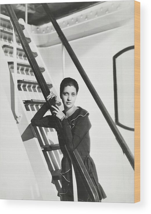 #new2022 Wood Print featuring the photograph Actress Kay Francis by Cecil Beaton