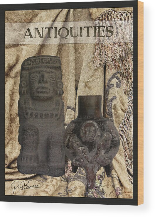 Antiquities Wood Print featuring the photograph Antiquities by Philip And Robbie Bracco