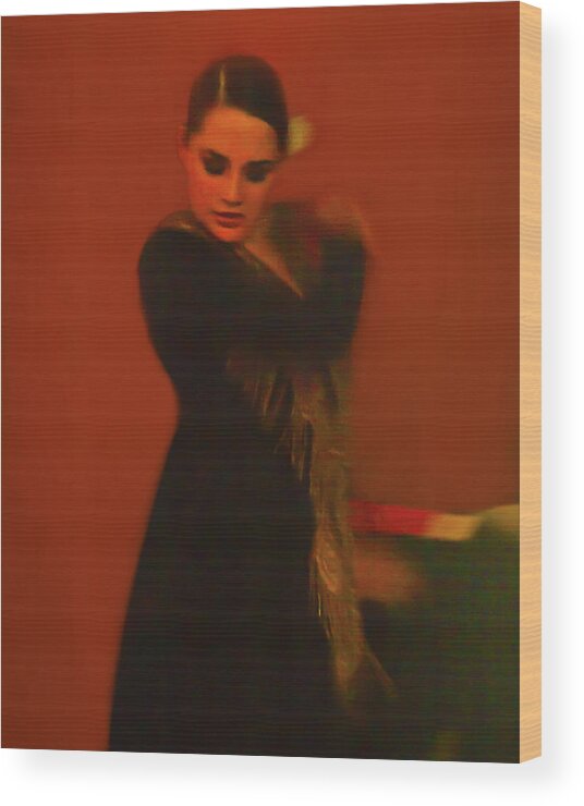 Abanicos Wood Print featuring the photograph Flamenco Series 2 by Catherine Sobredo