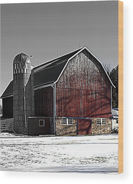  Wood Print featuring the photograph Home Is Where The Herd Is by Kimberly Woyak