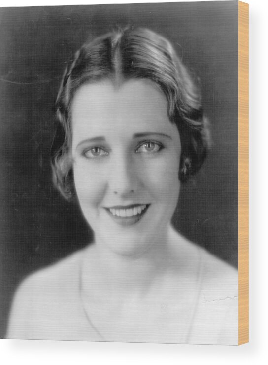 People Wood Print featuring the photograph Jean Arthur by General Photographic Agency