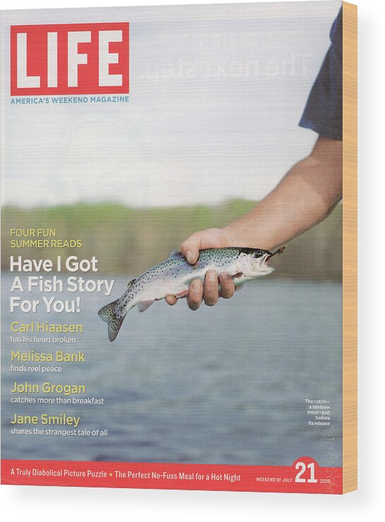 Cover Wood Print featuring the photograph LIFE Cover: July 21, 2006 by Erika Larsen