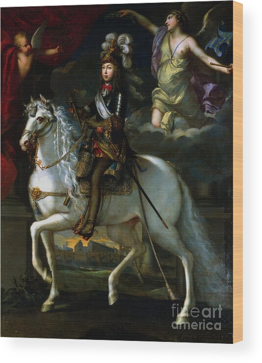 Louis Xiv King Of France, 1648. Artist by Print Collector