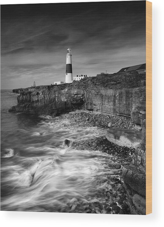 Portland_bill_lighthouse Wood Print featuring the photograph Portland Bill Lighthouse by Vincent Lim