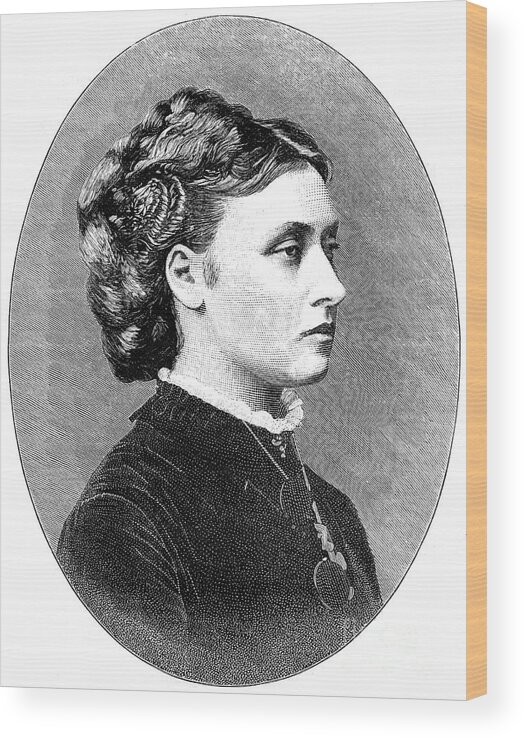 Margaret Campbell Wood Print featuring the drawing Princess Louise, Duchess Of Argyll by Print Collector