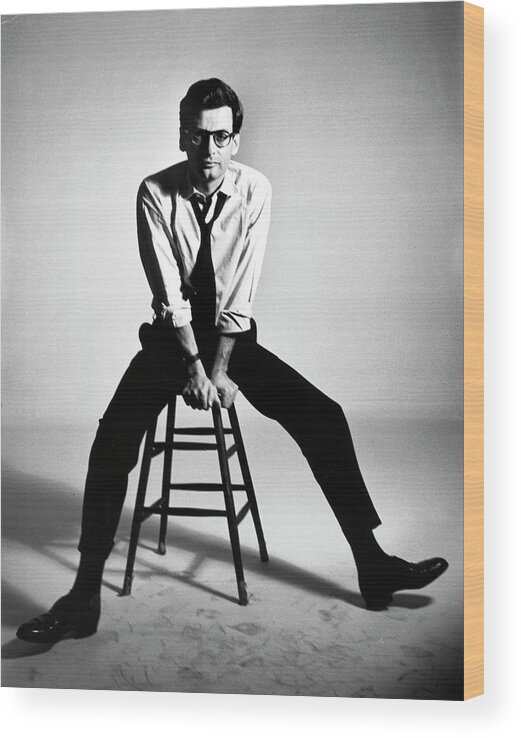 Usa Wood Print featuring the photograph Richard Avedon by Alfred Eisenstaedt