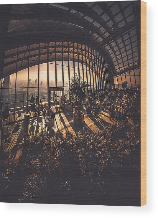 London Wood Print featuring the photograph Sky Garden by David George