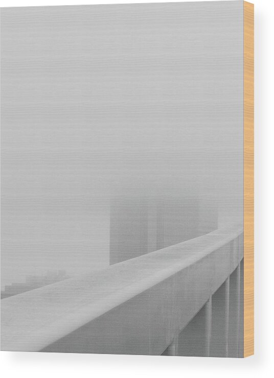 Devon Tower Wood Print featuring the photograph The Mist by Al Griffin